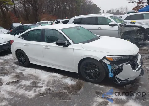 2025 Honda Civic Sport z USA, uszkodzony, nr VIN 2HGFE2F53SH549735